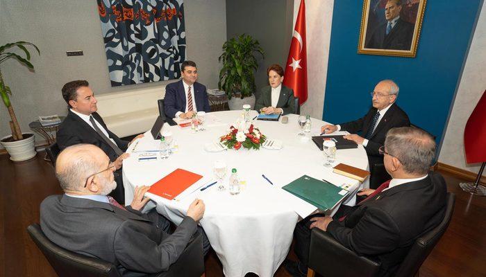 BTP'nin 6'lı masaya katılım talebi gündemdeydi! Toplantı sonrası altılı masadan açıklama