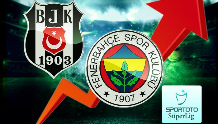 İşte Beşiktaş Fenerbahçe derbisinin ardından oluşan puan durumu!