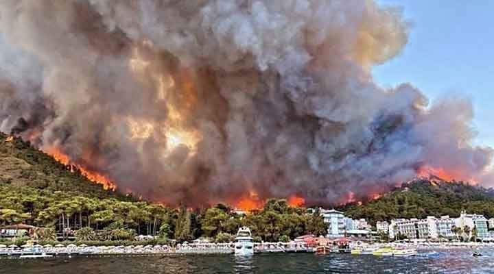 Marmaris'teki yangını çıkardığı iddia edilen çocuklar:
