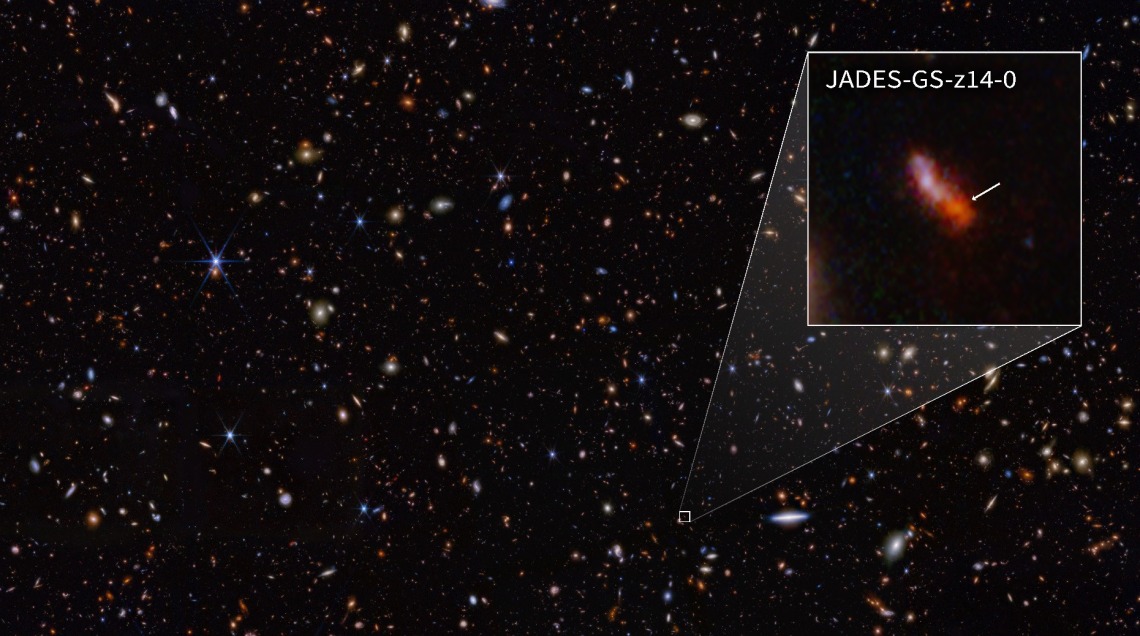 NASA'nın James Webb Uzay Teleskobu Bilinen En Uzak Galaksiyi Buldu
